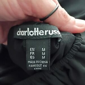 Charlotte Russe Elegant Black Apparel
